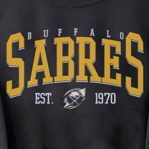 Vintage 90s Buffalo Sabres Hockey Sweater, Retro NHL Buffalo Sabres shirt unisex - Picture 2 of 3